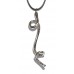 pendente spirale acciaio inox ribattuta trmod.3e